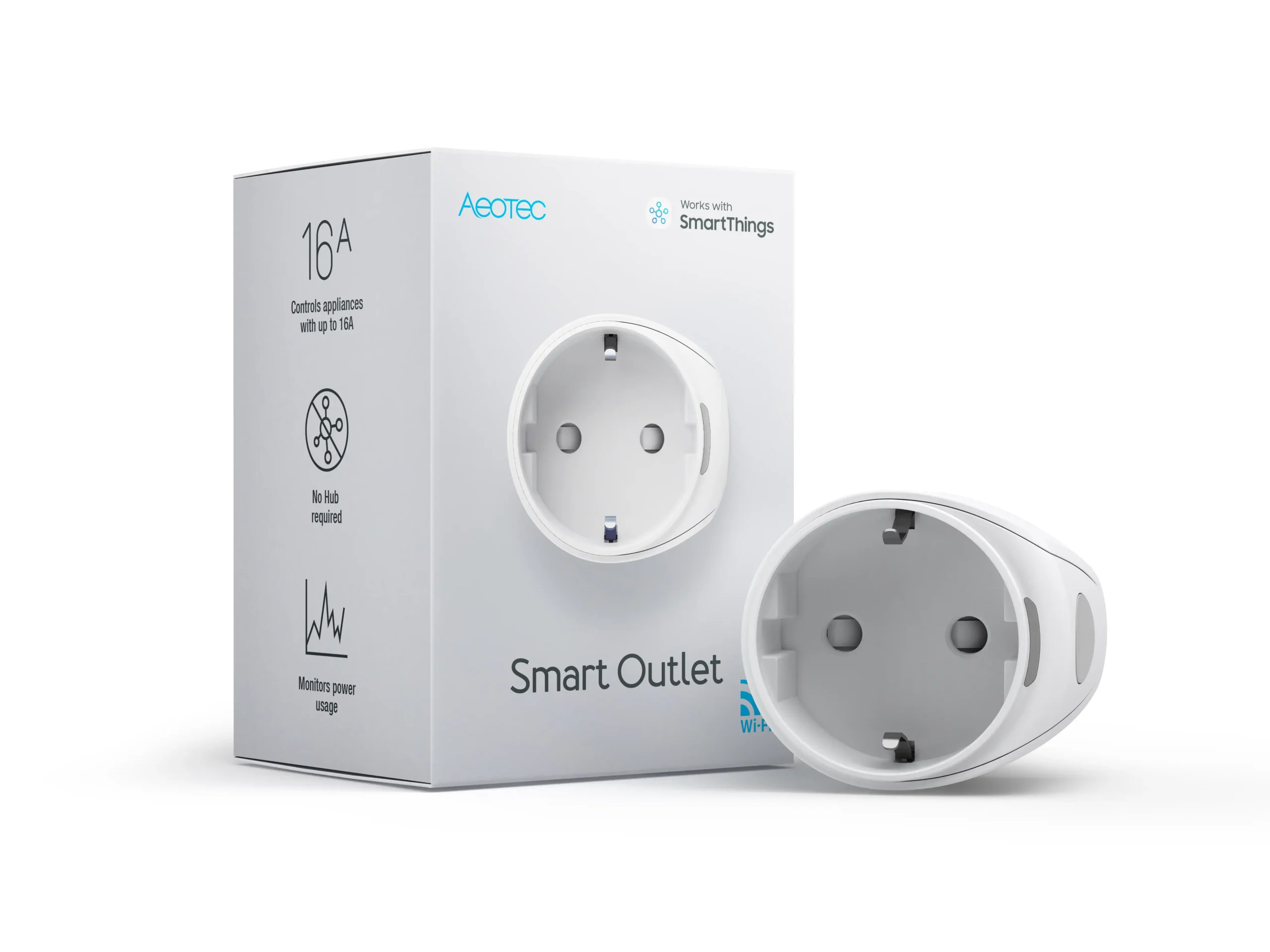 Aeotec Smart Outlet Type F Wi-Fi - Planitpower